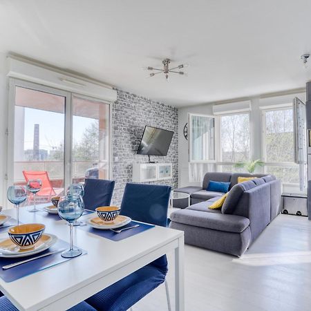 "Le Serenity ", Appartement Spacieux ,Balcon, Parking Prive Gratuit, Netflix, Proche Cdg Et Stade De France Stains Ngoại thất bức ảnh