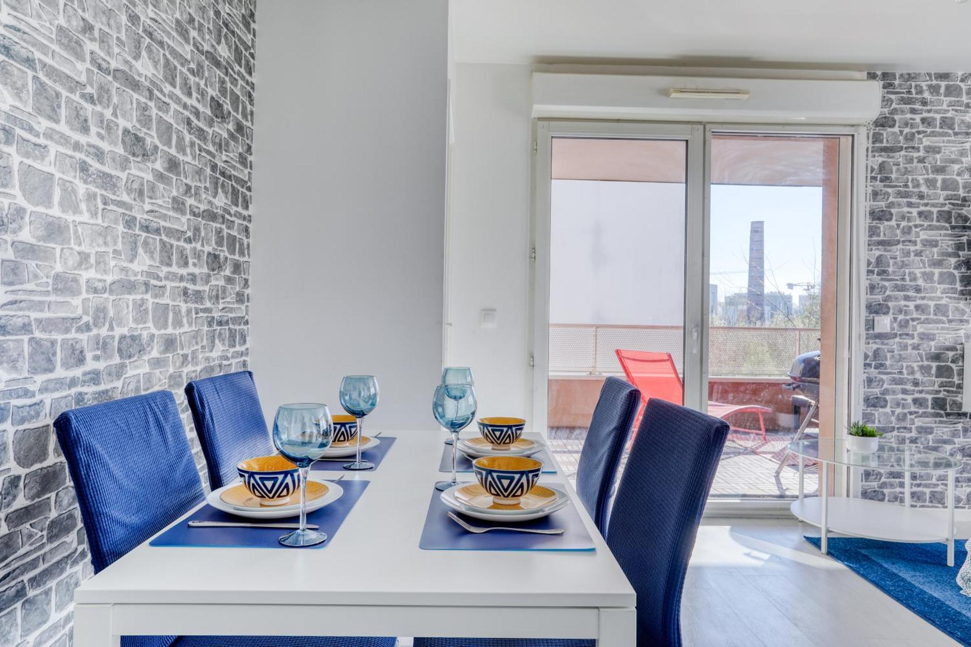"Le Serenity ", Appartement Spacieux ,Balcon, Parking Prive Gratuit, Netflix, Proche Cdg Et Stade De France Stains Ngoại thất bức ảnh