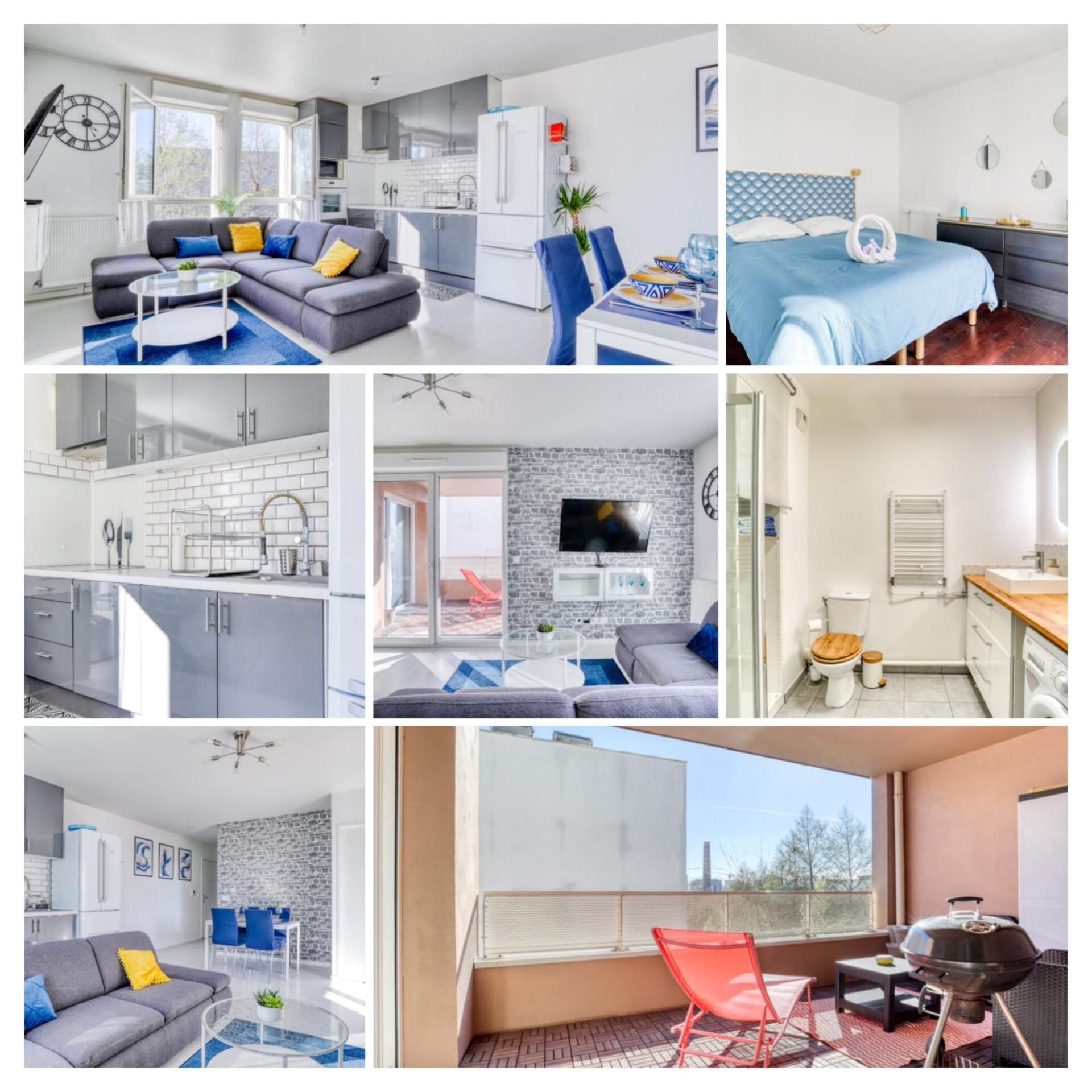 "Le Serenity ", Appartement Spacieux ,Balcon, Parking Prive Gratuit, Netflix, Proche Cdg Et Stade De France Stains Ngoại thất bức ảnh